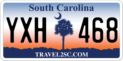 SC license plate YXH468