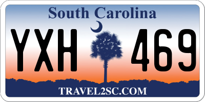 SC license plate YXH469