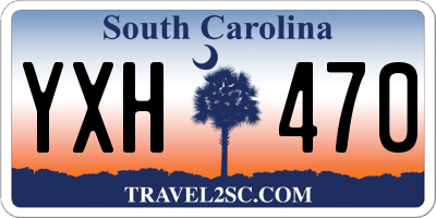 SC license plate YXH470
