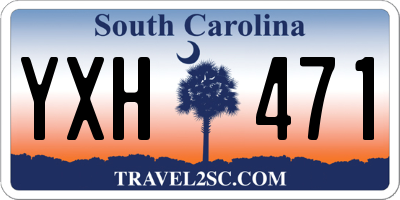 SC license plate YXH471