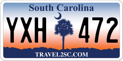 SC license plate YXH472