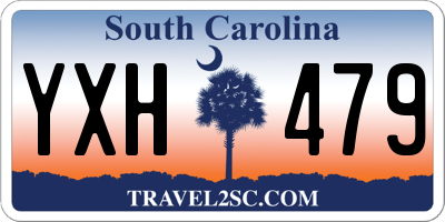 SC license plate YXH479