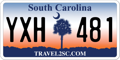 SC license plate YXH481