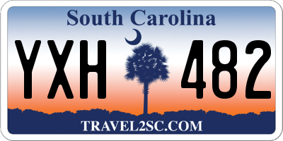 SC license plate YXH482