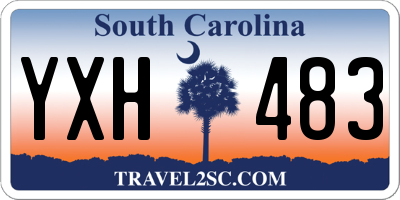 SC license plate YXH483
