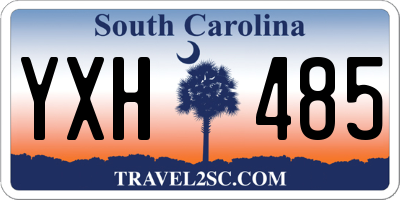 SC license plate YXH485