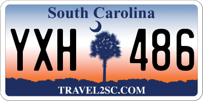 SC license plate YXH486