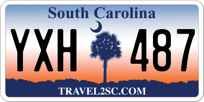 SC license plate YXH487
