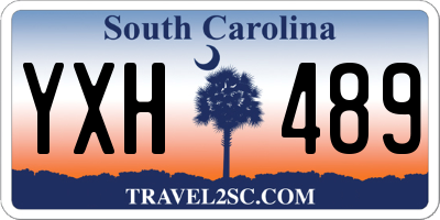 SC license plate YXH489