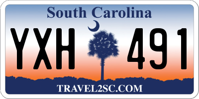 SC license plate YXH491