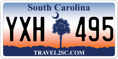 SC license plate YXH495