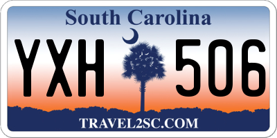 SC license plate YXH506