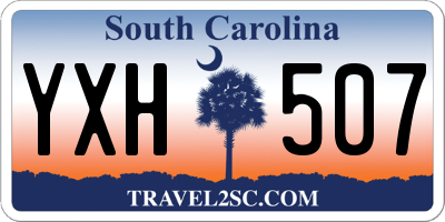 SC license plate YXH507