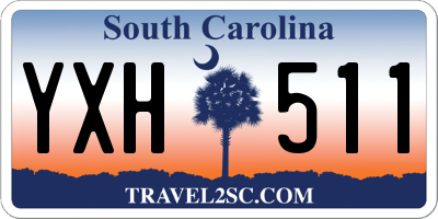 SC license plate YXH511