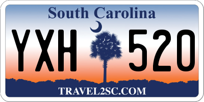 SC license plate YXH520