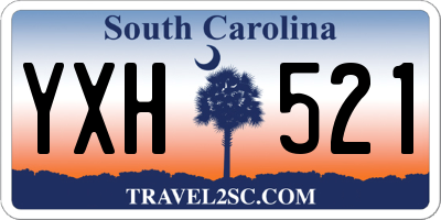 SC license plate YXH521