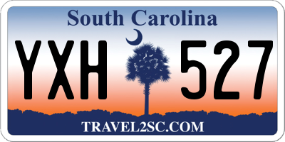 SC license plate YXH527