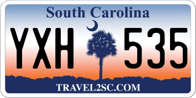 SC license plate YXH535