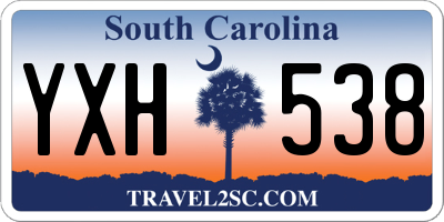 SC license plate YXH538
