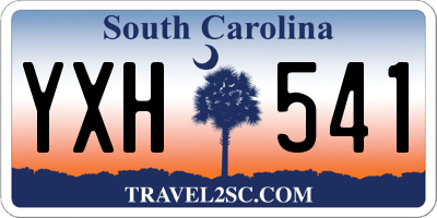 SC license plate YXH541
