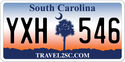 SC license plate YXH546