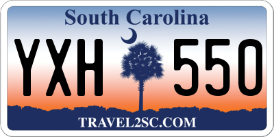SC license plate YXH550