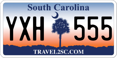 SC license plate YXH555