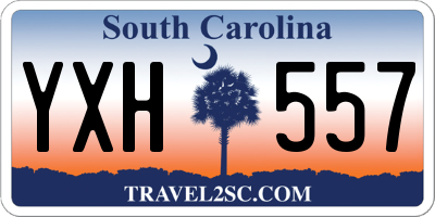 SC license plate YXH557