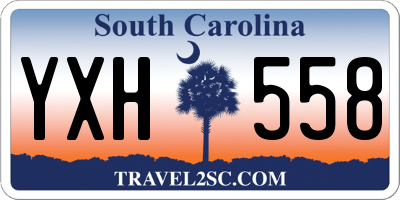 SC license plate YXH558