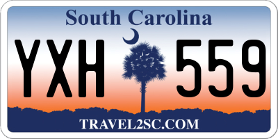 SC license plate YXH559