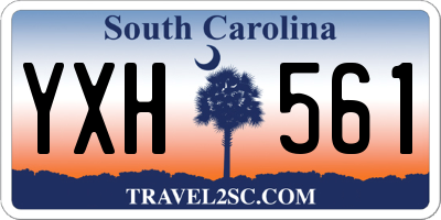 SC license plate YXH561