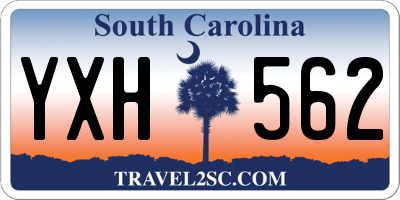SC license plate YXH562