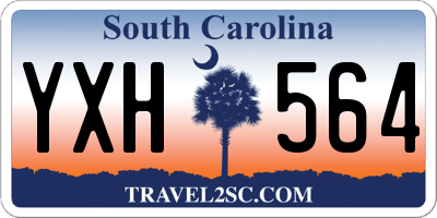 SC license plate YXH564