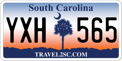 SC license plate YXH565