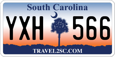 SC license plate YXH566