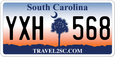 SC license plate YXH568