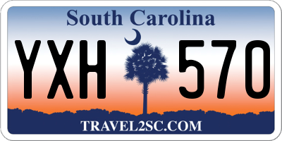 SC license plate YXH570