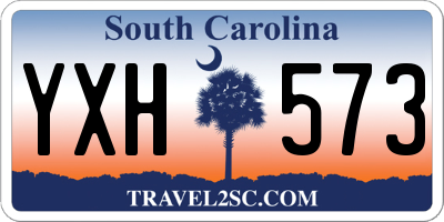 SC license plate YXH573