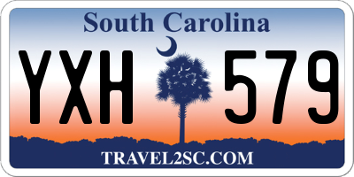 SC license plate YXH579