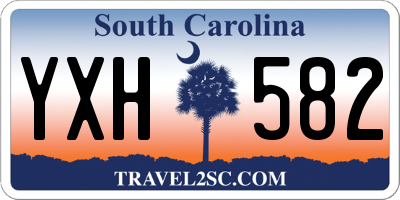SC license plate YXH582
