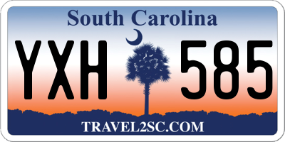 SC license plate YXH585