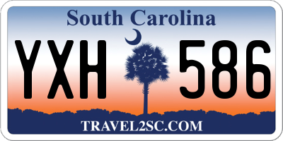 SC license plate YXH586