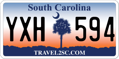 SC license plate YXH594