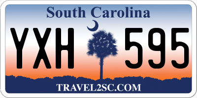 SC license plate YXH595
