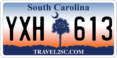 SC license plate YXH613