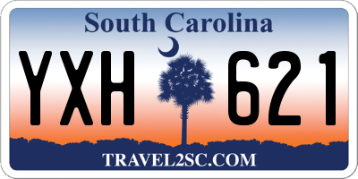 SC license plate YXH621