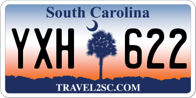 SC license plate YXH622