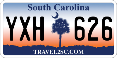 SC license plate YXH626