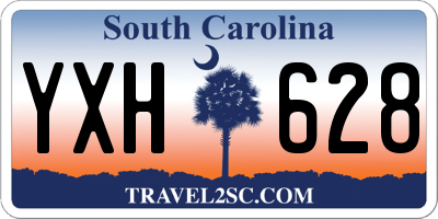 SC license plate YXH628