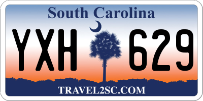 SC license plate YXH629